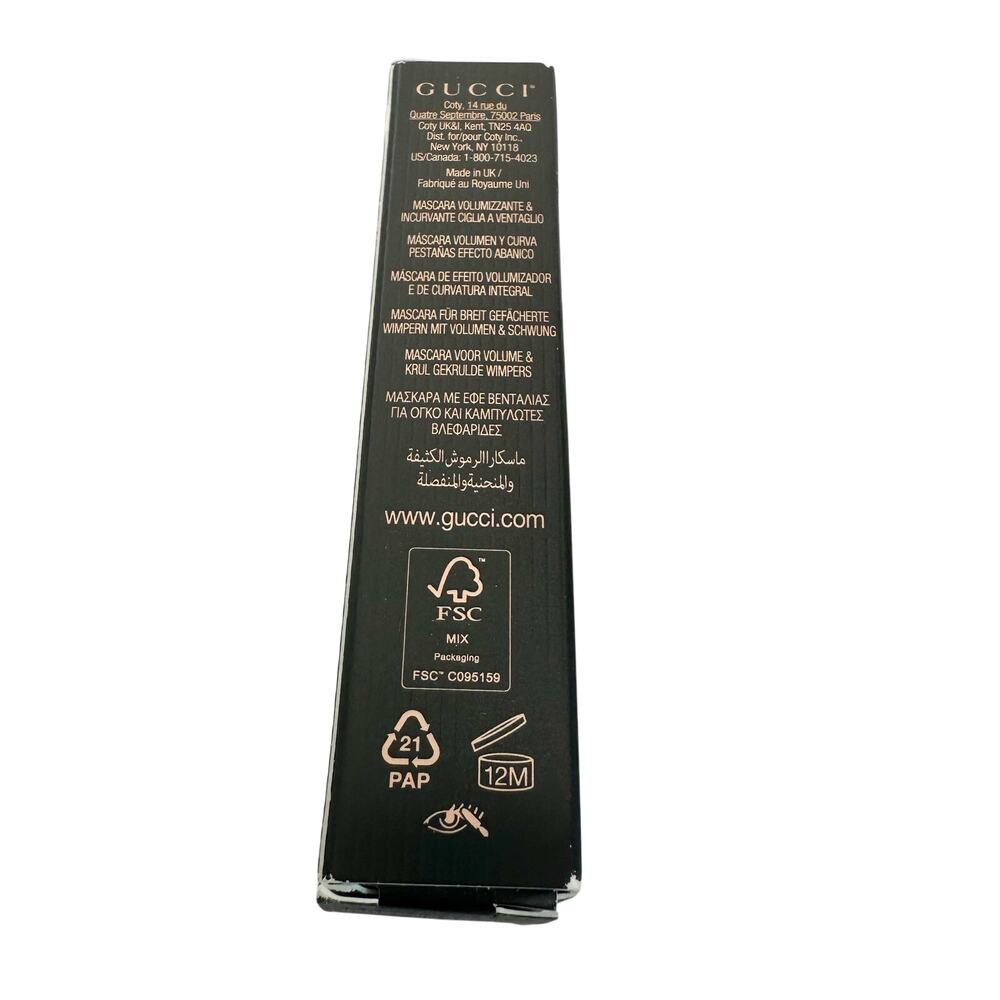 GUCCI Le Magnétisme Volumizing Mascara - Full Fan Effect Volume & Curl Mascara - Picture 11 of 13